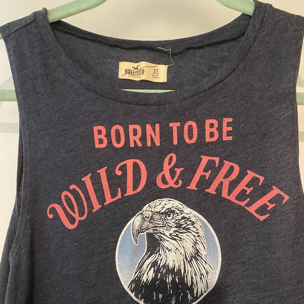 Born to be wild and free tank top - Picture 2 of 2